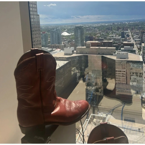 Men’s vintage  Boulet Cowboy Boots!!! Men’s 10.5 - Picture 2 of 7